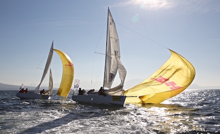 finale di napoli societa velica di barcola grignano in testa dopo il day