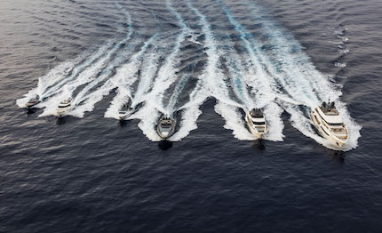 fort lauderdale boat show in grande stile per ferretti group
