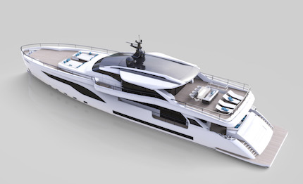 un nuovo 125 per wider un altro modello della superyacht division