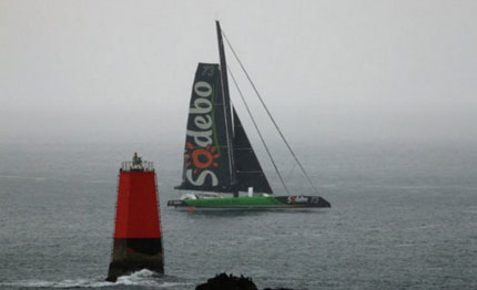 novembre che giornata per la vela partito anche coville per il jules verne