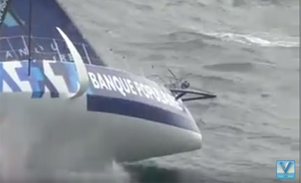 vendee globe prima giornata in mare video