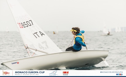 federica cattarozzi francesco viel si aggiudicano la regata laser di montecarlo
