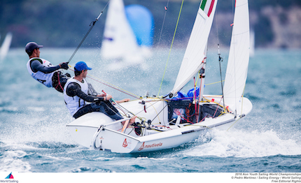 quarta giornata di regate ai mondiali giovanili di auckland
