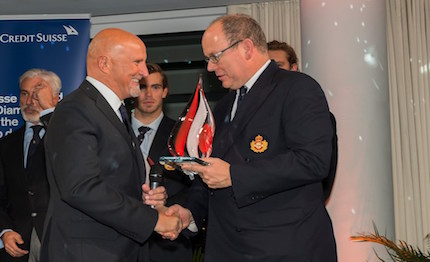 vincenzo onorato incoronato velista dell anno dello yacht club monaco