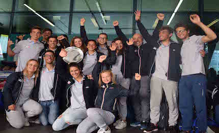 il rientro in italia della nazionale giovanile campione del mondo