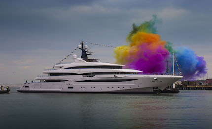 varato il nuovo superyacht di 74 metri di crn