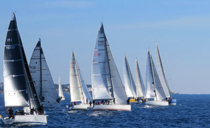 invernale traiano una regata in punta di fioretto