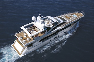 azimut grande 35 metri veduta miami la quinta unita