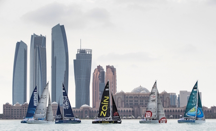 efg bank monaco al mouj muscat chiudono pari punti la quarta tappa dell efg sailing arabia the tour