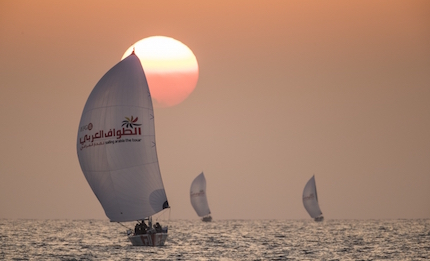 sailing arabia primo podio per adelasia