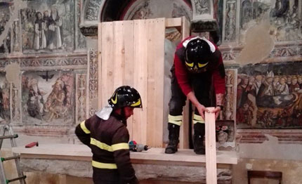 in mostra spoleto le opere arte salvate dal sisma