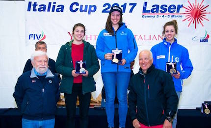 doppietta fragliotta all italia cup laser di genova con gallinaro tezza