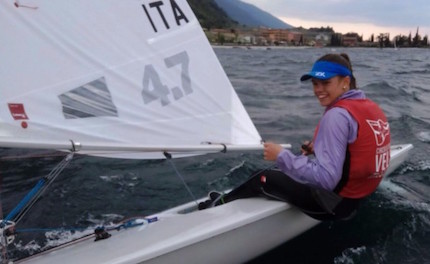 ancora sul podio per clara finotello alla interzonale laser di malcesine
