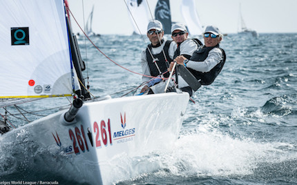 nika domina la prima giornata della melges 20 world league porto venere