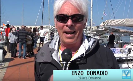 roma per intervista enzo donadio alla partenza video