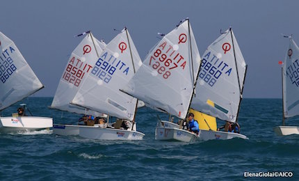 vada attesi 380 timonieri per la ii tappa del trofeo optimist italia kinder sport