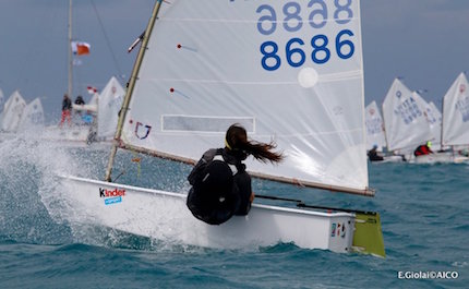 vada conclusa la ii tappa del trofeo optimist italia kinder sport