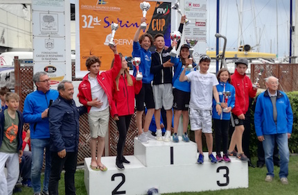 cervia chiusa la xxxii spring cup fraglia riva trieste sugli scudi