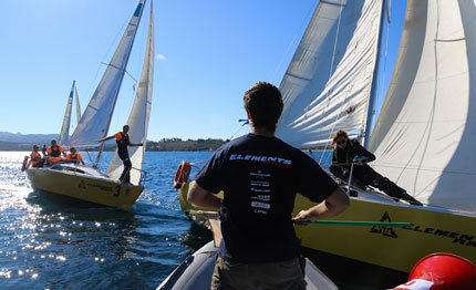 element race vela off road in un unica competizione