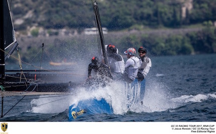 terzetto svizzero sul podio della gc32 riva cup 2017