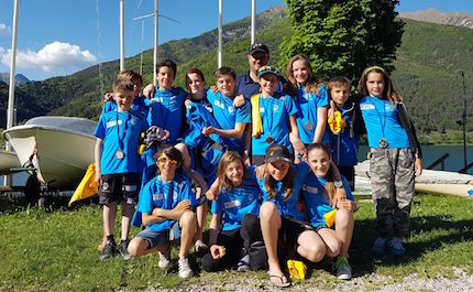 bel week end di regate podi per le squadre optimist laser fraglia vela riva