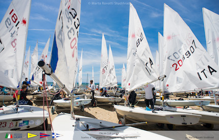 la terza tappa del circuito italia cup laser 2017
