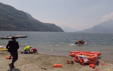 sicuro inmare bellano la simulazione diventa un vero soccorso