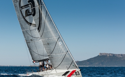 melges 40 grand prix all esordio in regata tra le boe dello yacht club costa smeralda