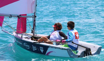 america cup endeavour program rs feva junior regatta gli italiani ferri colledan quarti