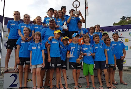 alla fraglia vela riva il 43 trofeo argento optimist