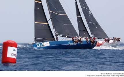 azzurra vince la prova finale della audi sailing week 52 super series