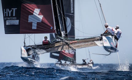 alinghi chiude al secondo posto vince sap extreme sailing team