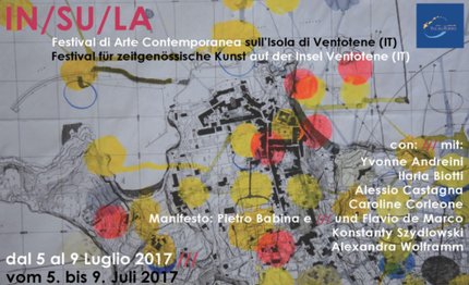 in su la il primo festival di arte contemporanea di ventotene