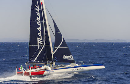 giovanni soldini maserati multi70 pronti per una regata ad alta velocita verso le hawaii