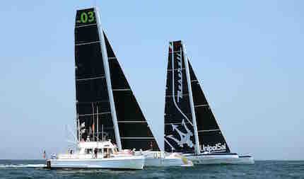 maserati multi70 di giovanni soldini partito per la transpac race