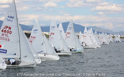 470 world championship ieri altre due prove con vento leggero