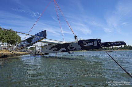 edmond de rothschild presenta gitana 17 il suo primo maxi trimarano volante