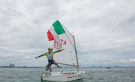 optimist marco gradoni campione del mondo