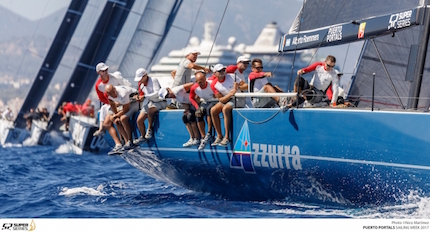 azzurra risale la classifica della puerto portals 52 super series