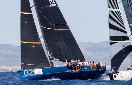 azzurra al comando della 52 super series chiude terza puerto portals