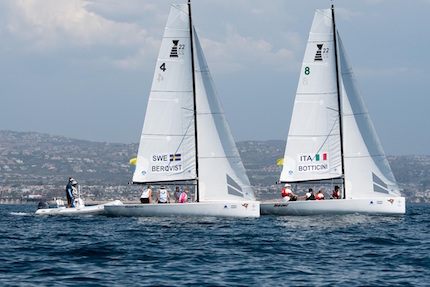 ottimo esordio della squadra giovanile del cnva al mondiale match race