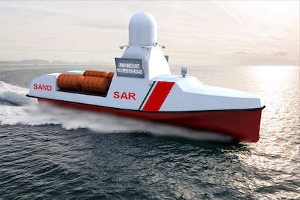 droni marini per controllo ambientale soccorso in mare