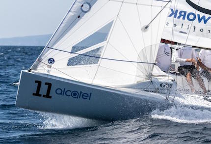 north sails vince alcatel 70 cup con calvi network