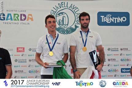 quattro medaglie azzurre agli europei juniores 420 470