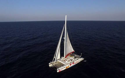 tappa presso marina cala de medici catamarano lo spirito di stella