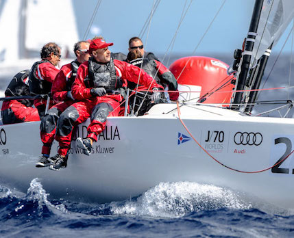 diego negri alla tattica di notaro team terzo al mondiale 70 di porto cervo