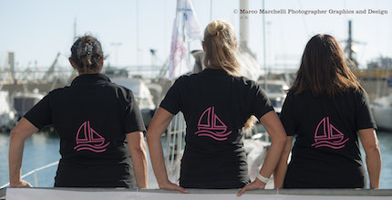 women sailing academy in favore di airc
