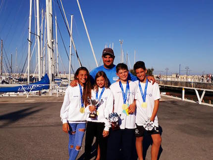 trento vince nella vela il trofeo coni kinder sport 2017