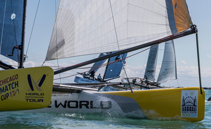 world match racing tour domination and upsets as qualifying concludes in chicago
