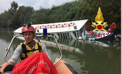 naufragar dolce sul biondo tevere